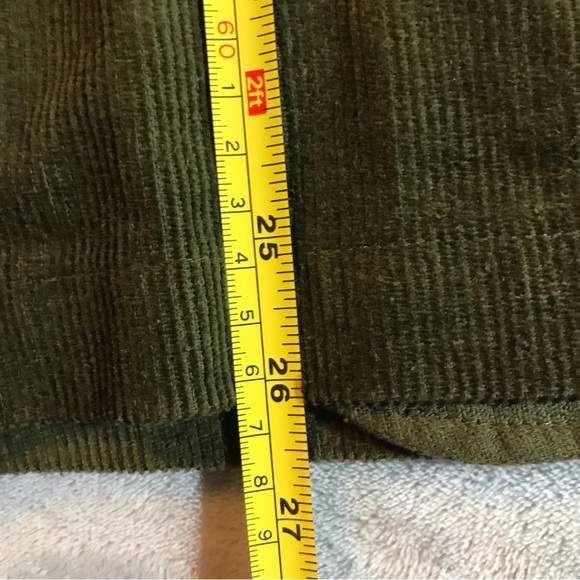 Wesc Nick jacket men's M women's L olive night green corduroy zip - Picture 10 of 10